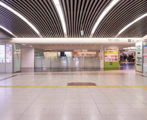 なんば駅2F中央口キャンペーンコーナ－（イベントスペース）